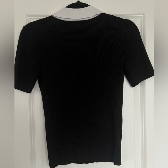 Ann Taylor Factory Ribbed Knit Top Sz M - Picture 4 of 4